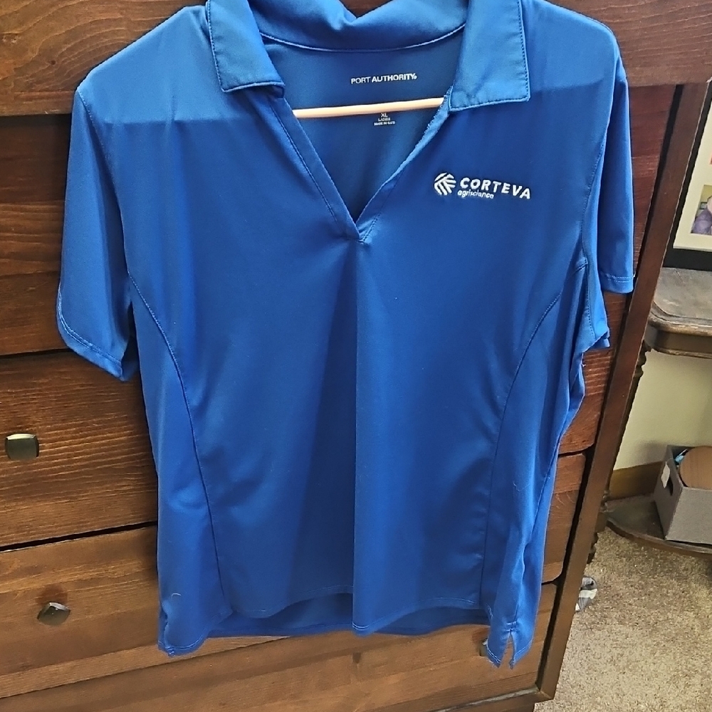 Corteva Blue Polo Shirt